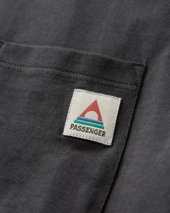 T-Shirts & Tank Tops|T-Shirts & Tank Tops|Passenger Heritage Recycled Relaxed Fit T-Shirt - Black