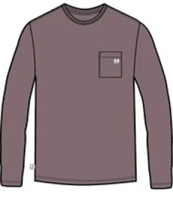 T-Shirts & Tank Tops|T-Shirts & Tank Tops|Passenger Heritage Recycled Relaxed Fit Long Sleeve T-Shirt - Grape