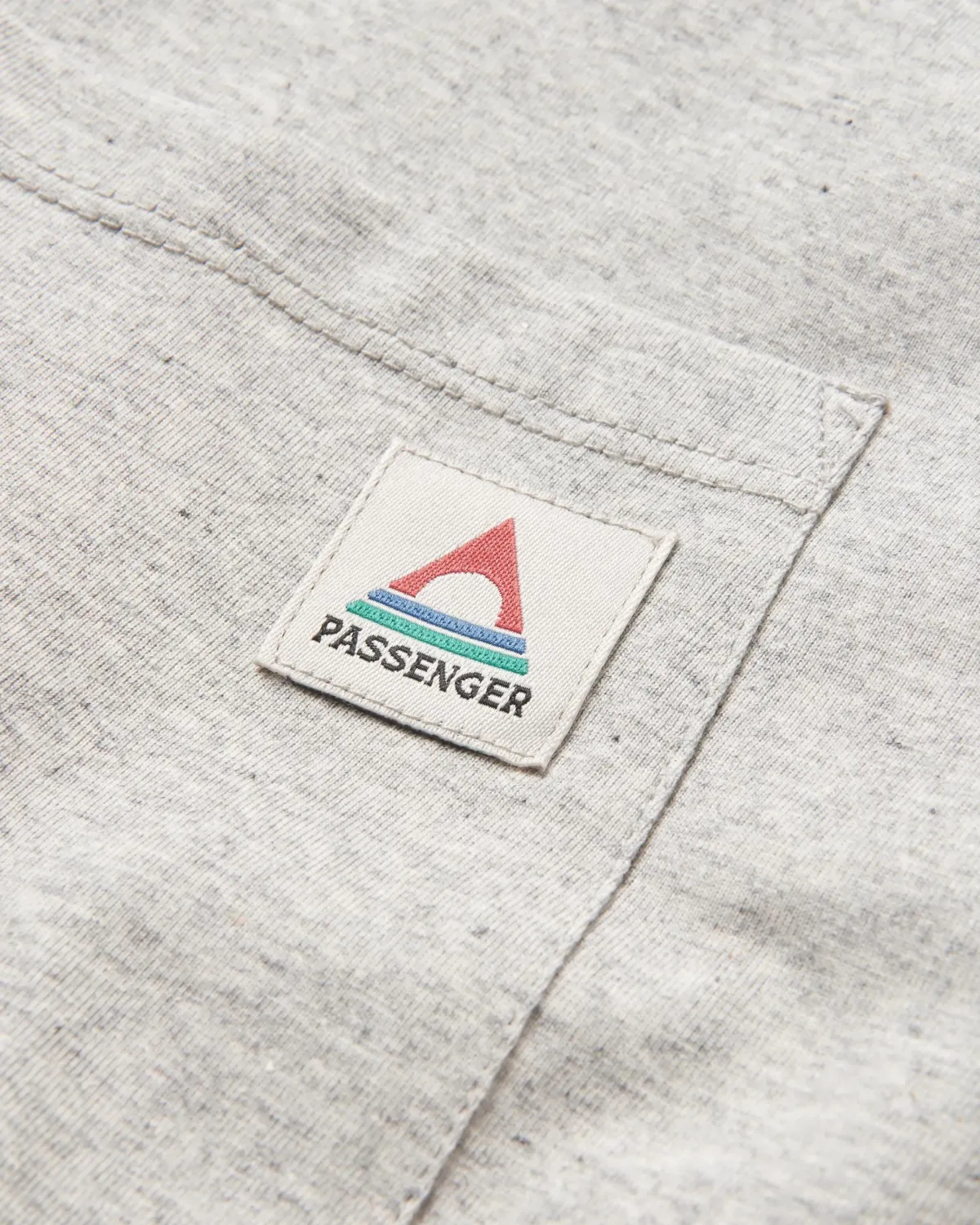 T-Shirts & Tank Tops|T-Shirts & Tank Tops|Passenger Heritage Recycled Relaxed Fit Long Sleeve T-Shirt - Grey Marl GreyMarl