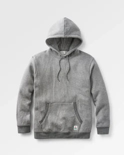 Hoodies|Passenger Heritage Textured Relaxed Fit Hoodie - Charcoal