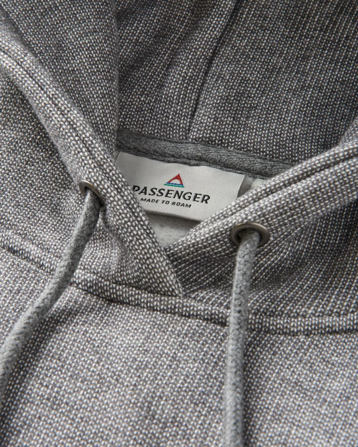 Hoodies|Passenger Heritage Textured Relaxed Fit Hoodie - Charcoal