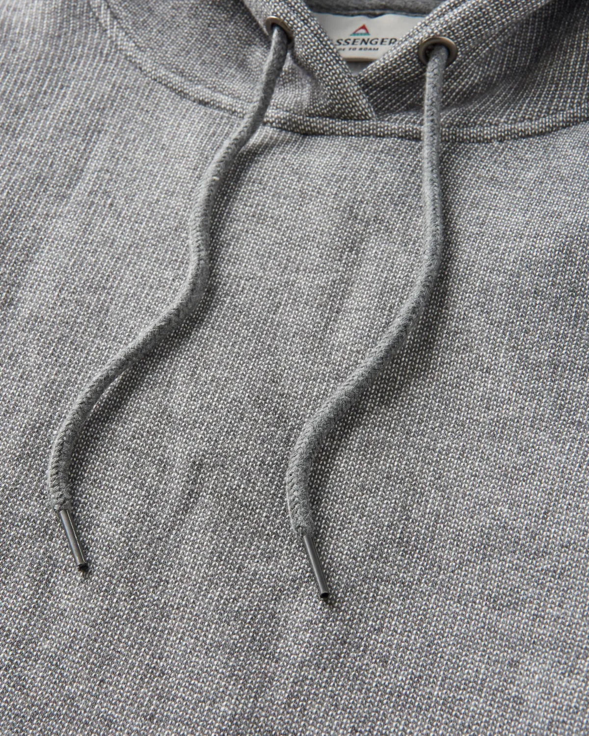 Hoodies|Passenger Heritage Textured Relaxed Fit Hoodie - Charcoal