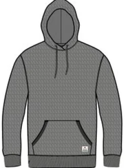 Hoodies|Passenger Heritage Textured Relaxed Fit Hoodie - Charcoal