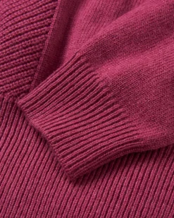 Knitwear|Passenger Hideout Oversized Recycled Knitted Sweater - Rhubarb