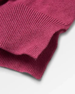 Knitwear|Passenger Hideout Oversized Recycled Knitted Sweater - Rhubarb