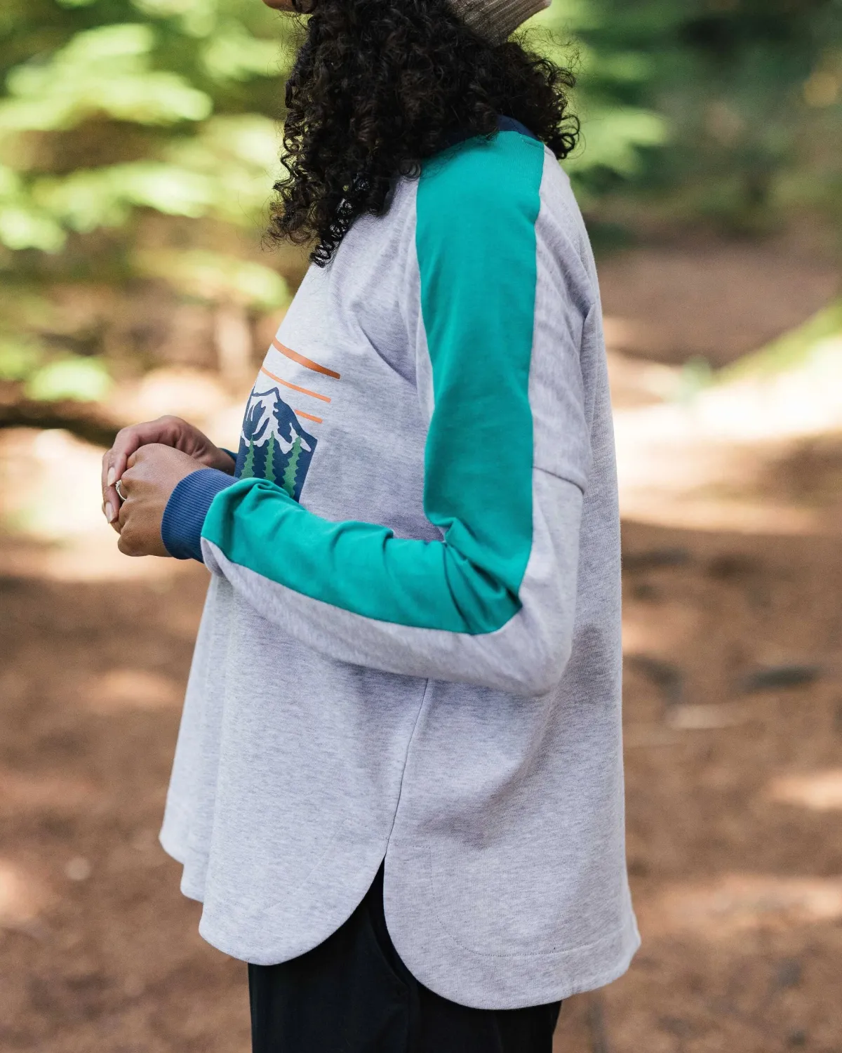 Tops & T-Shirts|T-Shirts & Tank Tops|Passenger Hilltop Organic Cotton Long Sleeve T-Shirt - Grey Marl GreyMarl