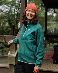 Fleece|Fleece|Passenger Home Recycled Sherpa Fleece - Rain Forest RainForest