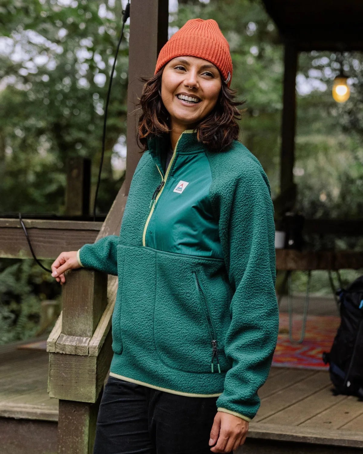 Fleece|Fleece|Passenger Home Recycled Sherpa Fleece - Rain Forest RainForest