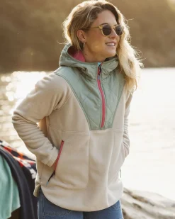 Fleece|Fleece|Passenger Juana Recycled Polar Hooded Fleece - Oatmeal