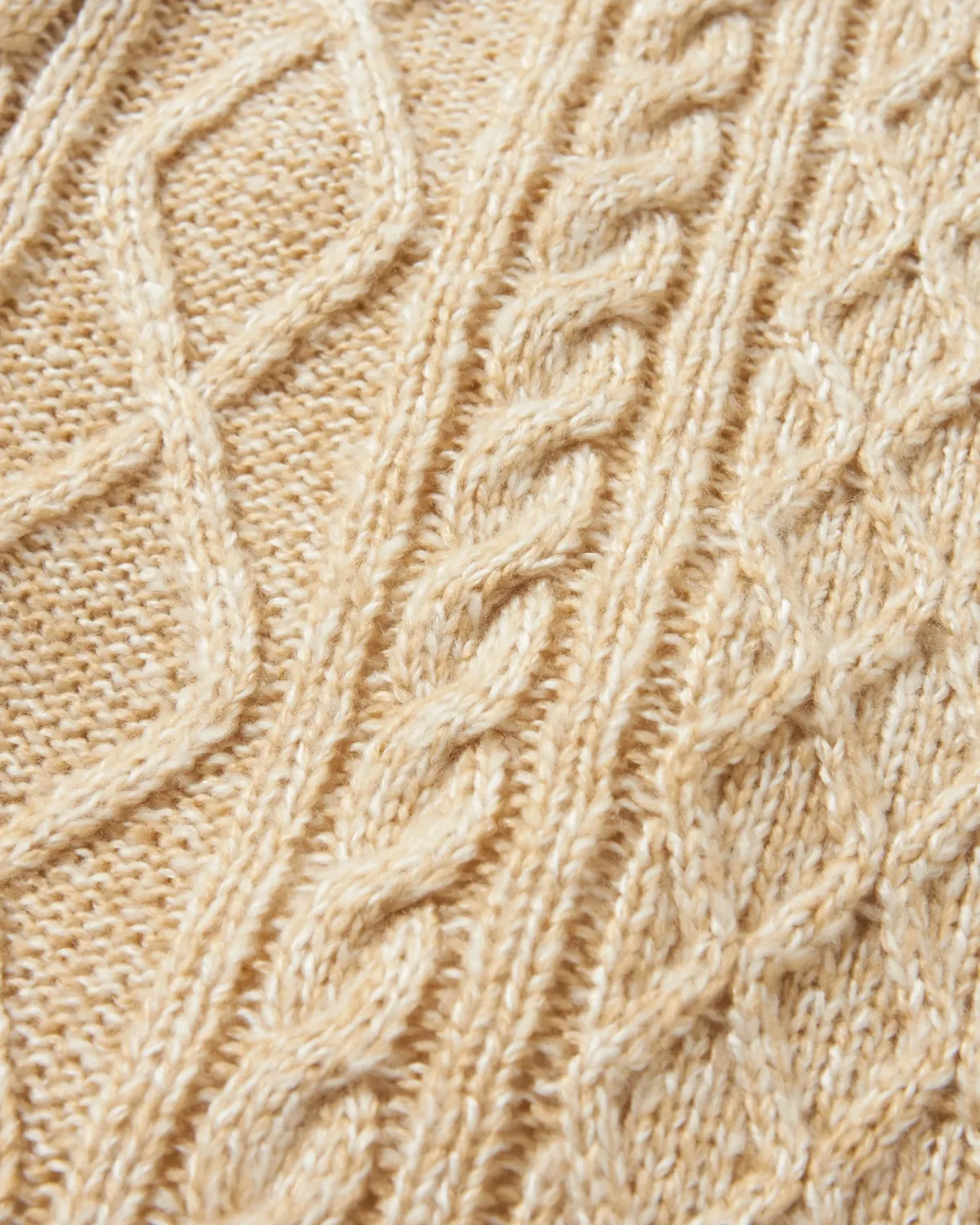 Sweaters|Passenger Juniper Recycled Knitted Sweater - Biscuit
