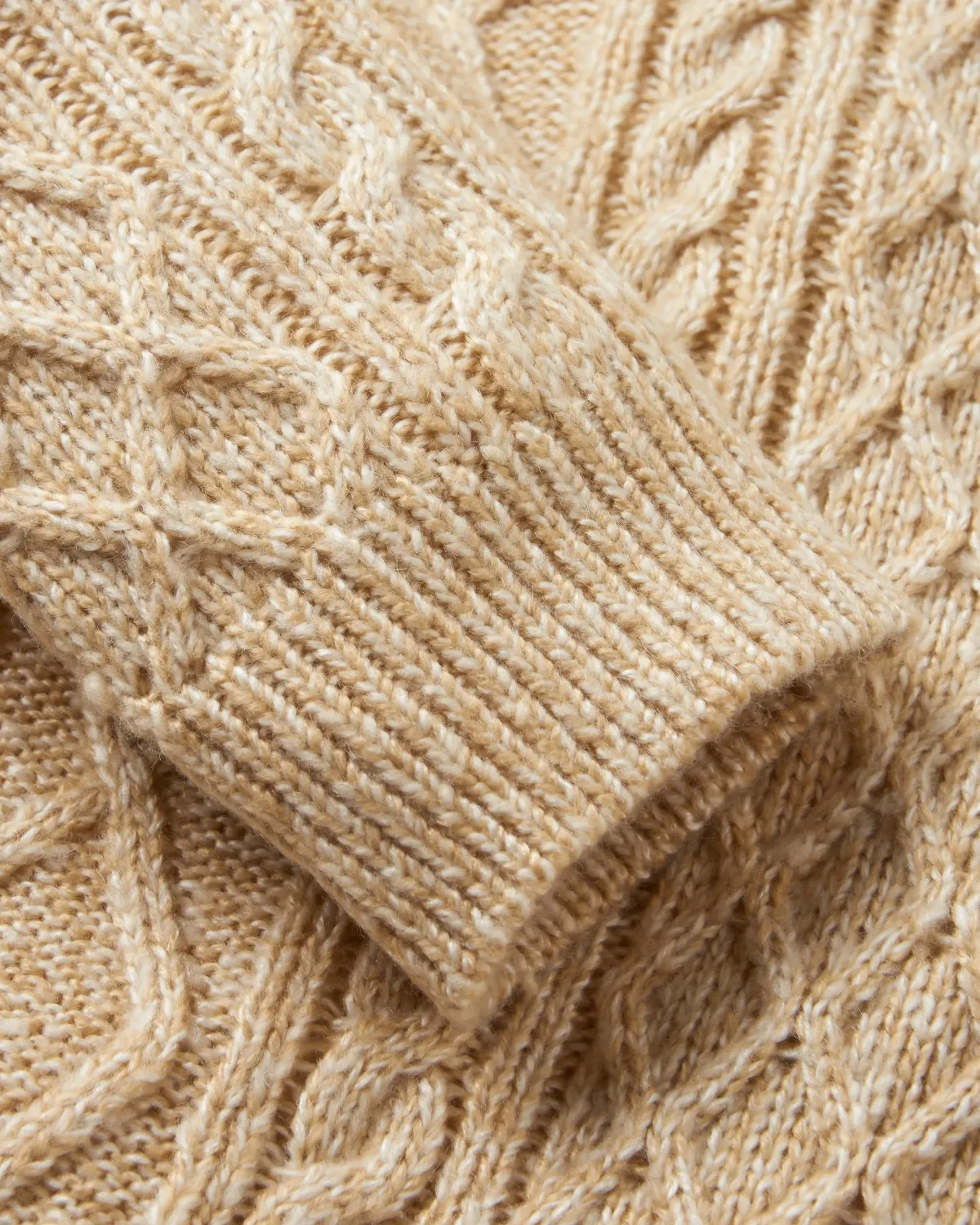 Sweaters|Passenger Juniper Recycled Knitted Sweater - Biscuit