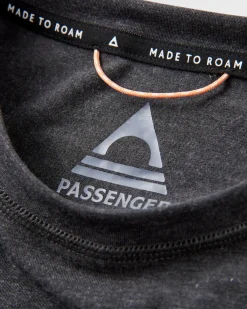 Outdoor Active|T-Shirts & Tank Tops|Passenger Kirkwood Textured Active T-Shirt - Black