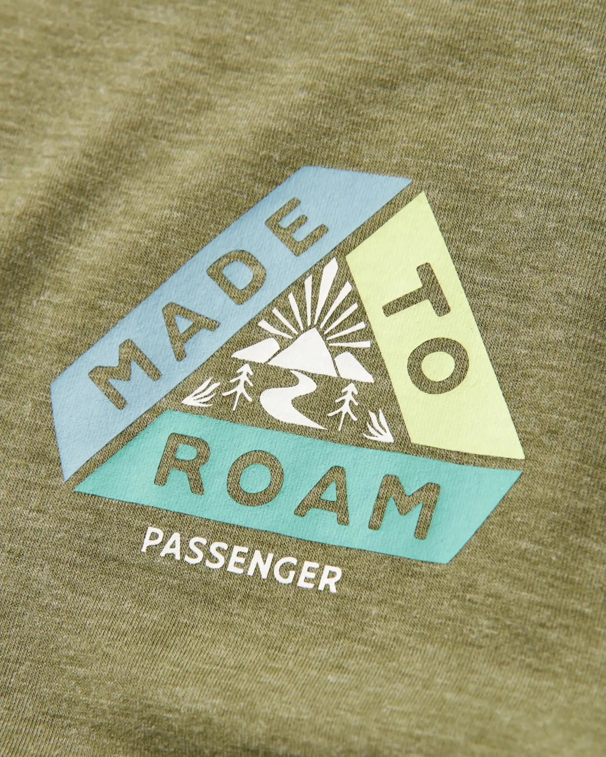 Outdoor Active|T-Shirts & Tank Tops|Passenger Kirkwood Textured Active T-Shirt - Khaki Green KhakiGreen