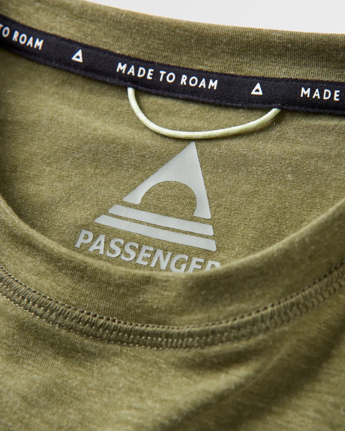 Outdoor Active|T-Shirts & Tank Tops|Passenger Kirkwood Textured Active T-Shirt - Khaki Green KhakiGreen