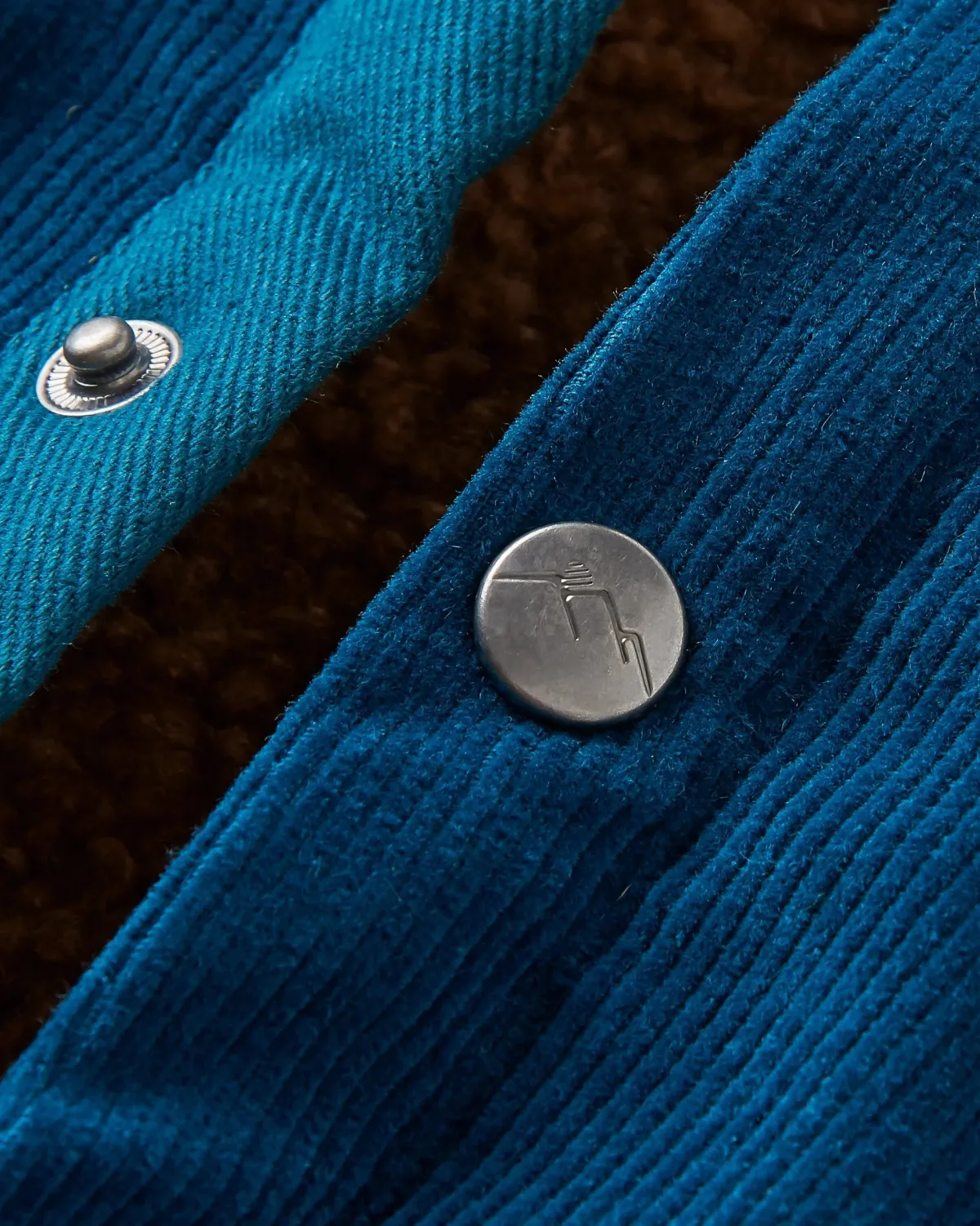 Shirts|Overshirts|Passenger Kodiak 2.0 Sherpa Lined Cord Shirt Jacket - Tidal Blue TidalBlue