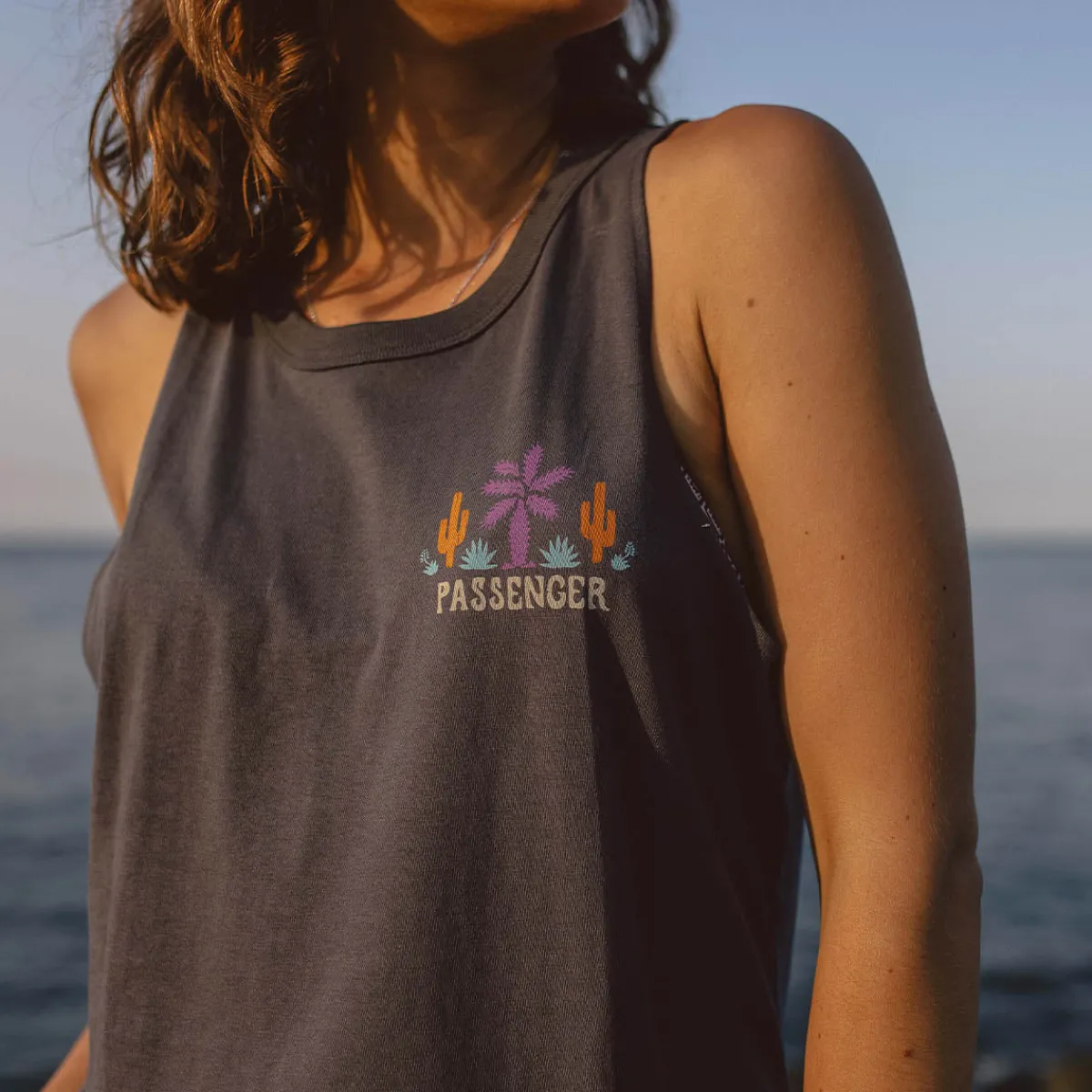 Tank Tops|Tops & T-Shirts|Passenger Laidback Recycled Cotton Tank Top - Faded Black FadedBlack