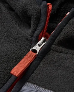 Fleece|Passenger Loch Hooded Recycled Polar Fleece - Black