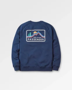 Hoodies & Sweatshirts|Passenger Made to Roam Long Sleeve Sweatshirt - Rich Navy RichNavy