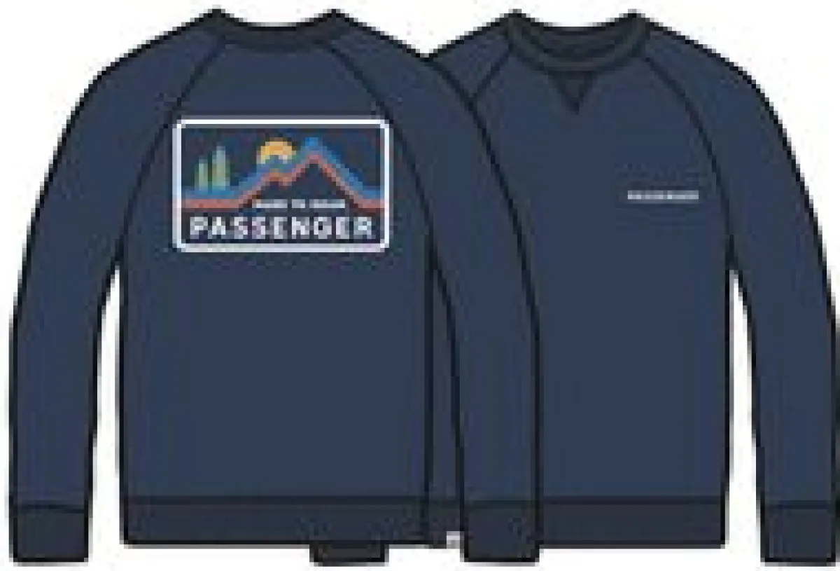 Hoodies & Sweatshirts|Passenger Made to Roam Long Sleeve Sweatshirt - Rich Navy RichNavy