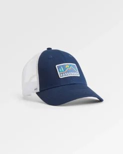 Hats & Caps|Caps & Hats|Passenger Made To Roam Mesh Snapback Hat - Rich Navy RichNavy
