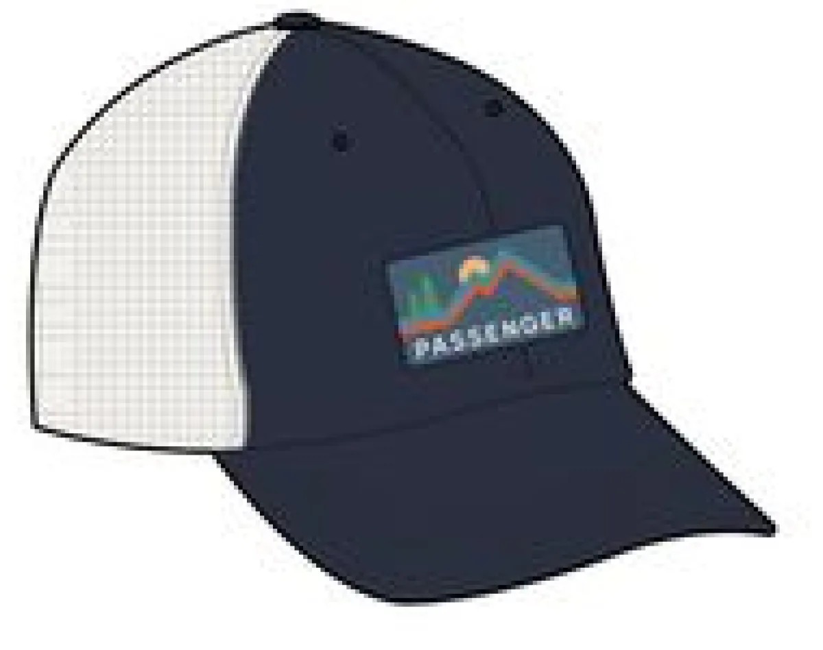 Hats & Caps|Caps & Hats|Passenger Made To Roam Mesh Snapback Hat - Rich Navy RichNavy