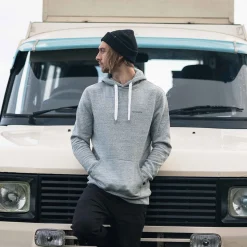 Hoodies & Sweatshirts|Hoodies|Passenger Made to Roam Recycled Hoodie - Gray Marl GrayMarl