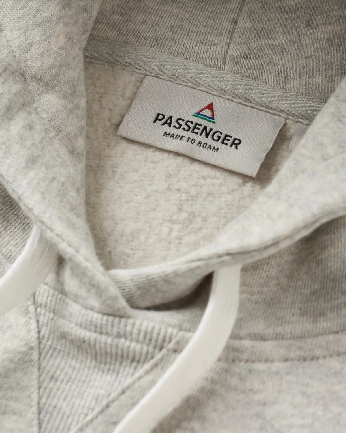 Hoodies & Sweatshirts|Hoodies|Passenger Made to Roam Recycled Hoodie - Gray Marl GrayMarl