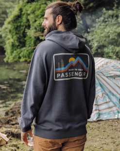 Hoodies & Sweatshirts|Hoodies|Passenger Made to Roam Recycled Hoodie - Faded Black FadedBlack