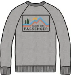 Hoodies & Sweatshirts|Passenger Made To Roam Sweatshirt - Gray Marl GrayMarl
