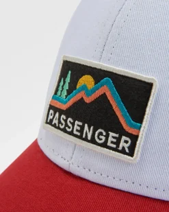 Caps & Hats|Caps & Hats|Passenger Made To Roam Trucker Hat - Black/Red Spice Black/RedSpice