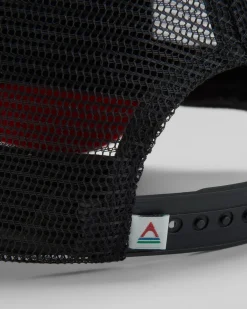 Caps & Hats|Caps & Hats|Passenger Made To Roam Trucker Hat - Black/Red Spice Black/RedSpice