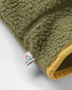 Fleece|Passenger Maine 2.0 1/2 Zip Recycled Sherpa Fleece - Khaki