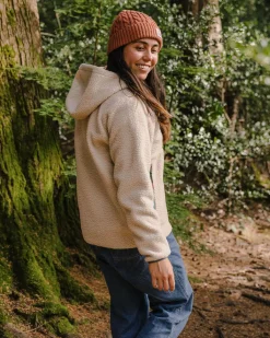 Fleece|Passenger Maine 2.0 Half Zip Recycled Sherpa Fleece - Oatmeal