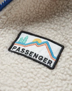Fleece|Passenger Maine 2.0 Half Zip Recycled Sherpa Fleece - Oatmeal