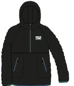 Fleece|Passenger Maine 2.0 Half Zip Recycled Sherpa Fleece - Black