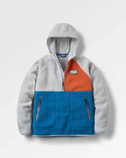 Fleece|Passenger Maine 2.0 Half Zip Recycled Sherpa Fleece - Blue Steel BlueSteel