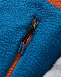 Fleece|Passenger Maine 2.0 Half Zip Recycled Sherpa Fleece - Blue Steel BlueSteel