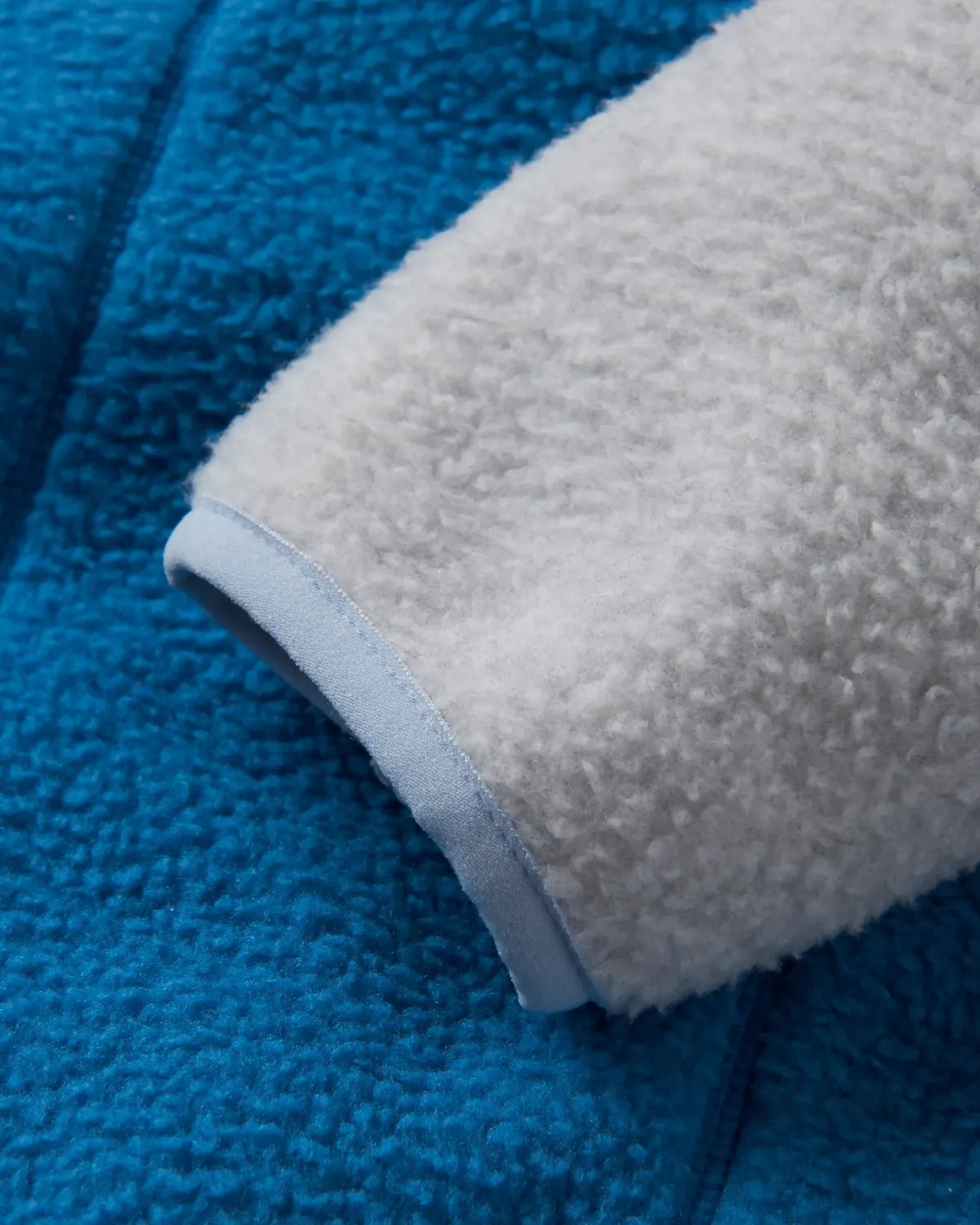 Fleece|Passenger Maine 2.0 Half Zip Recycled Sherpa Fleece - Blue Steel BlueSteel