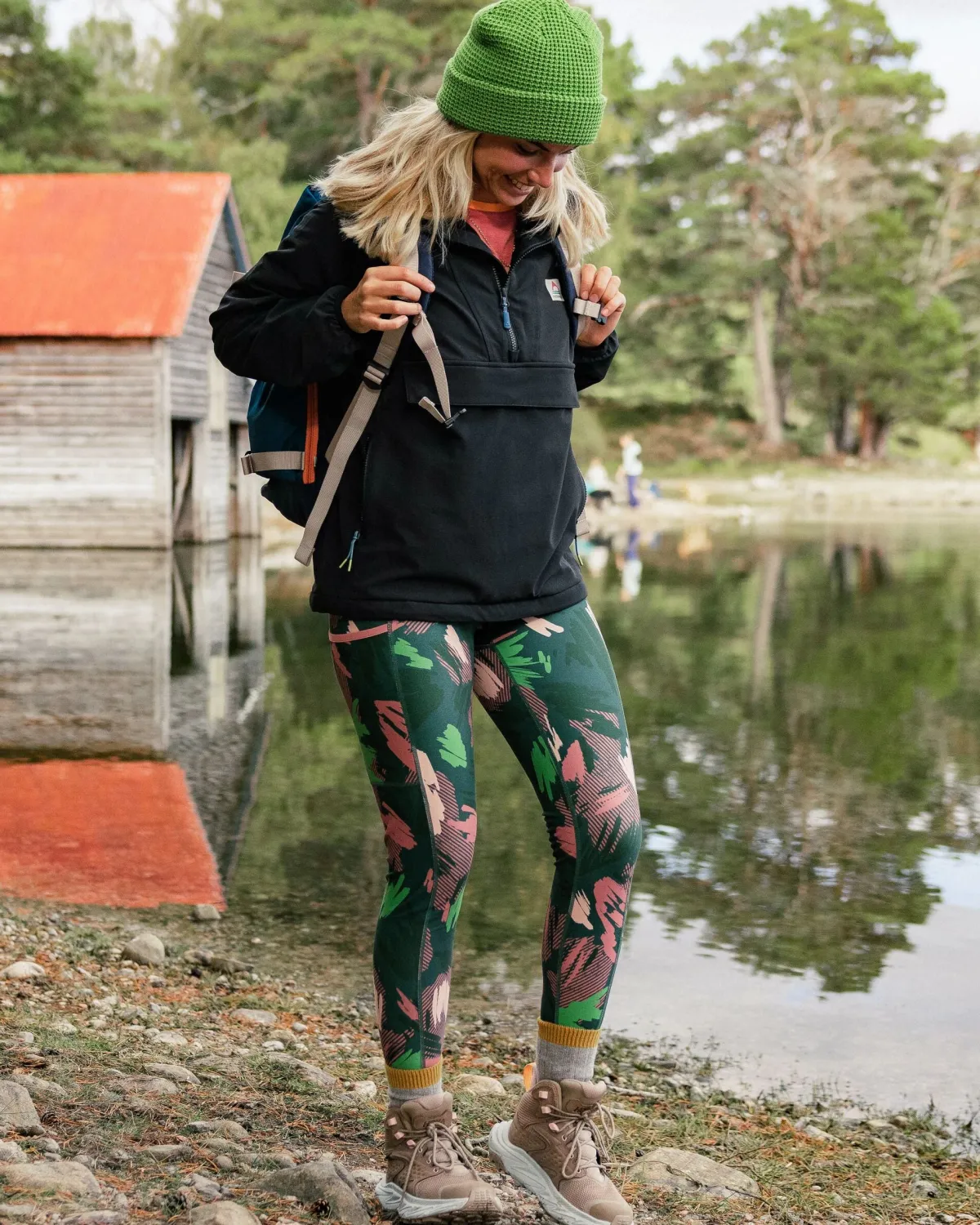 Leggings|Outdoor Active|Passenger Mantra Recycled Active Legging - Abstract Mountain Fir Tree AbstractMountainFirTree