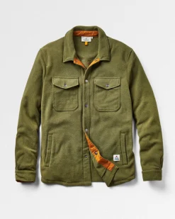 Shirts|Shirts|Passenger Maple Polar Recycled Fleece Shirt - Khaki Green KhakiGreen