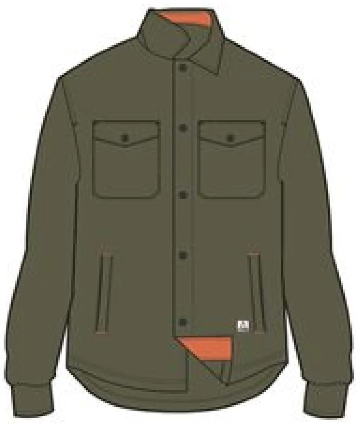 Shirts|Shirts|Passenger Maple Polar Recycled Fleece Shirt - Khaki Green KhakiGreen