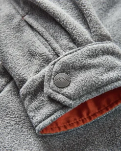 Fleece|Shirts|Passenger Maple Polar Recycled Fleece Shirt - Gray Marl GrayMarl