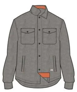 Fleece|Shirts|Passenger Maple Polar Recycled Fleece Shirt - Gray Marl GrayMarl