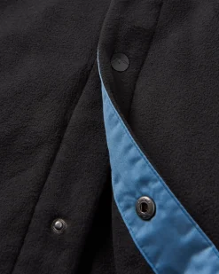 Shirts|Shirts|Passenger Maple Recycled Polar Fleece Long Sleeve Shirt - Black