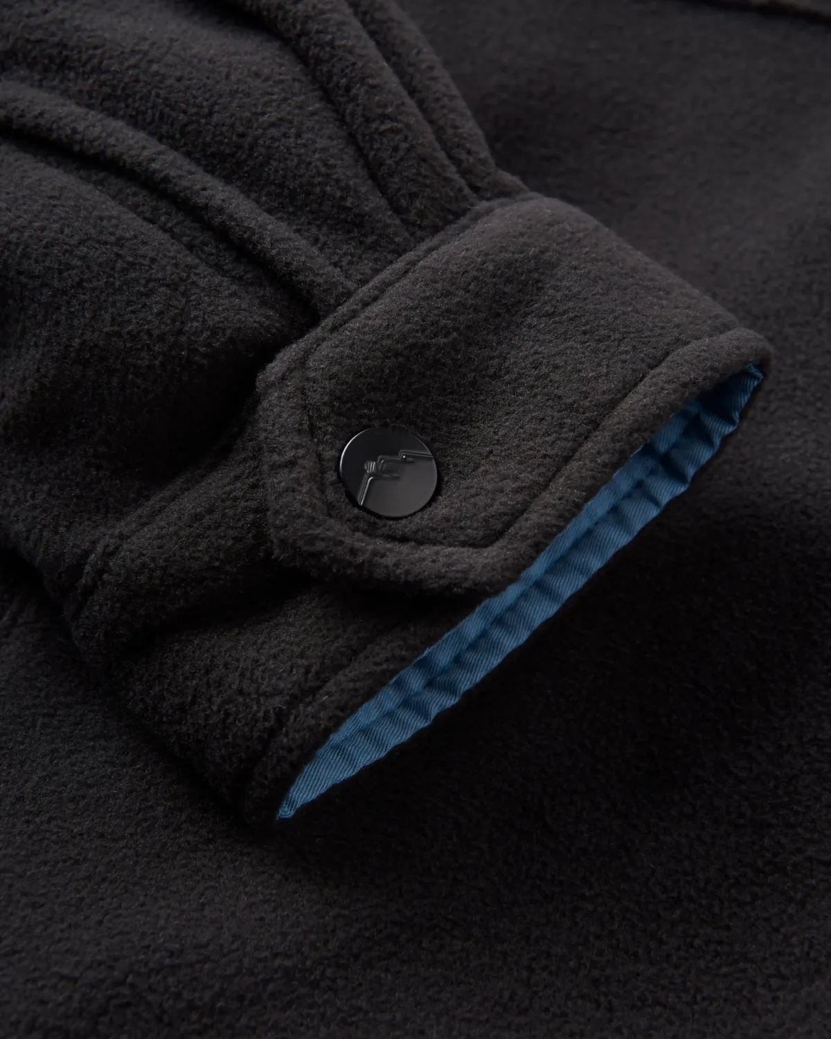 Shirts|Shirts|Passenger Maple Recycled Polar Fleece Long Sleeve Shirt - Black