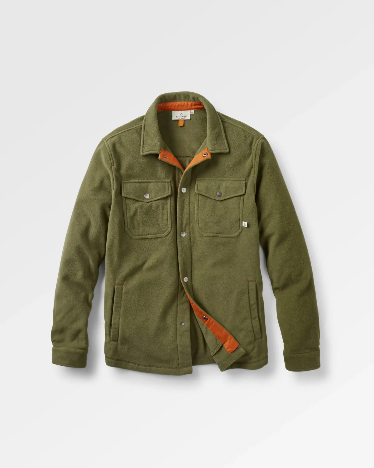 Shirts|Passenger Maple Recycled Polar Fleece Shirt - Khaki Green KhakiGreen