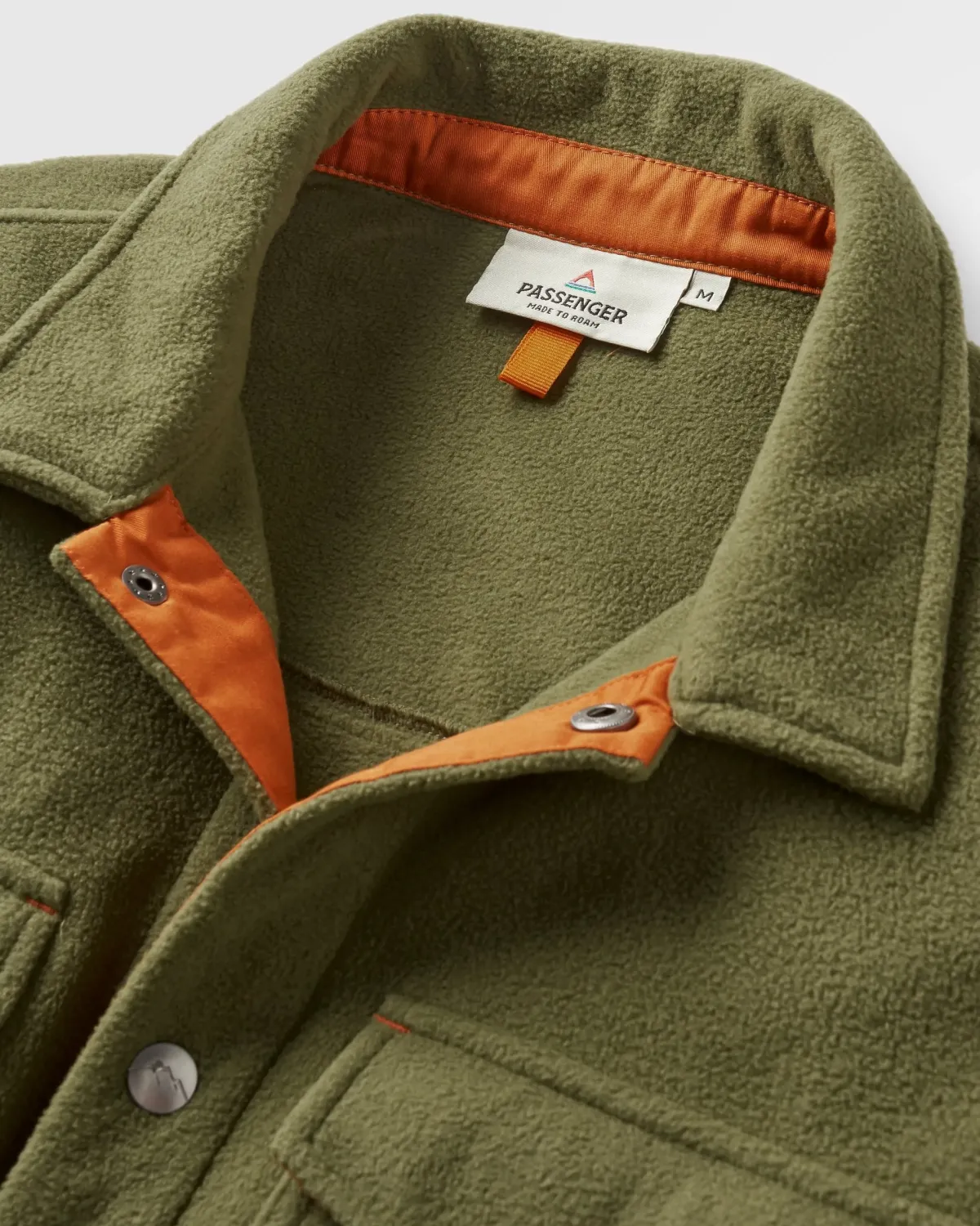 Shirts|Passenger Maple Recycled Polar Fleece Shirt - Khaki Green KhakiGreen