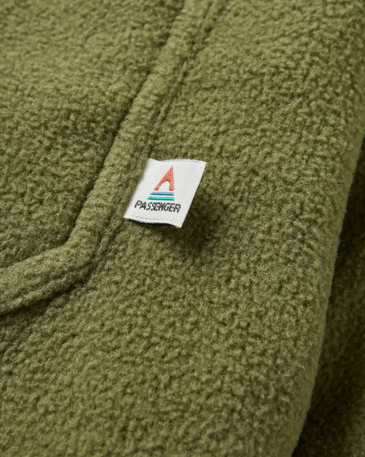 Shirts|Passenger Maple Recycled Polar Fleece Shirt - Khaki Green KhakiGreen