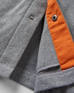 Fleece|Fleece|Passenger Maple Recycled Polar Fleece Long Sleeve Shirt - Gray Marl 2 GrayMarl2