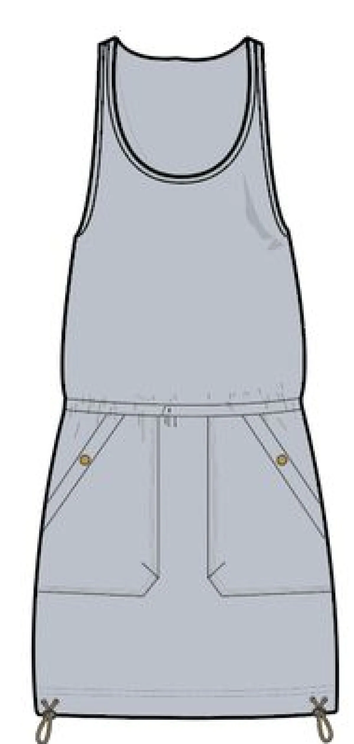 Dresses|Dresses & Skirts|Passenger Mesmorise Organic Cotton Dress - Faded Denim FadedDenim